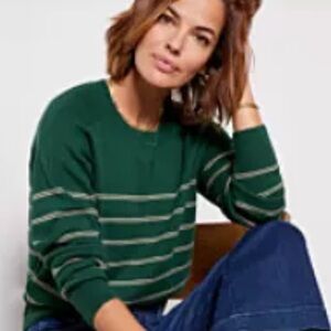 Evereve Berit Double Stripe Sweater